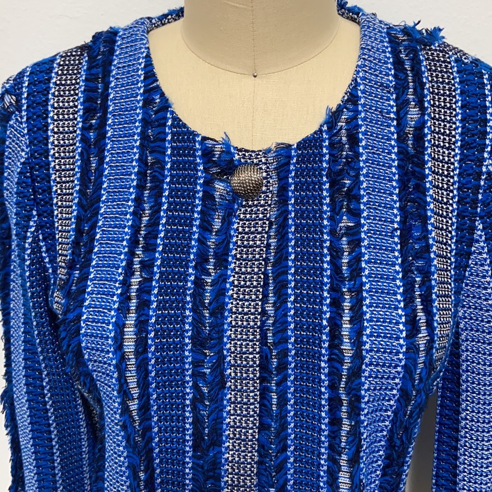 St John Blue Fringe Jacket - Picture 4 of 10
